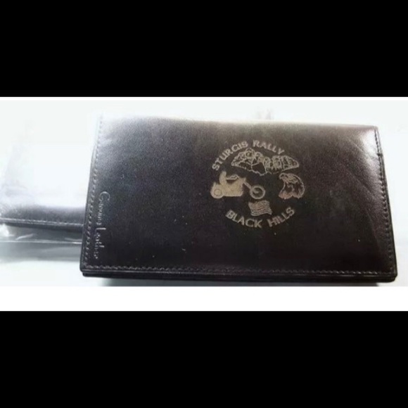 Sturgis ,SD Black Hills Motocycle Classic Leather Wallet - Picture 4 of 4